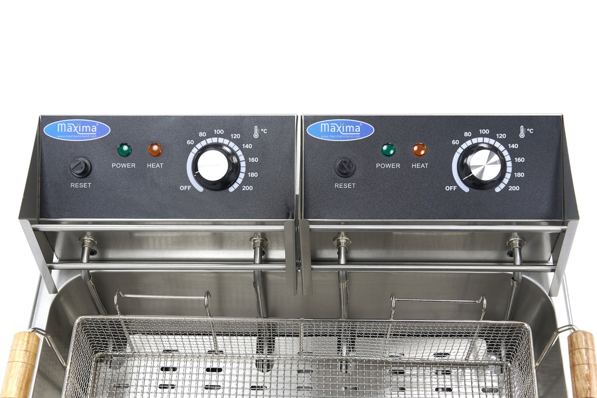 Maxima Deep Fryer - 15L - 1 Basket - up to 3kg Fries - 09365210