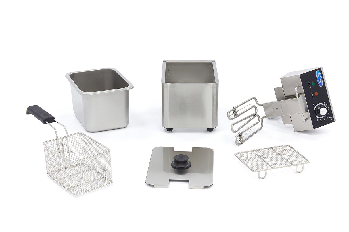 Frituurpan - 4 L - 1 Mand - tot 0,8 Kg Frites - MAXIMA