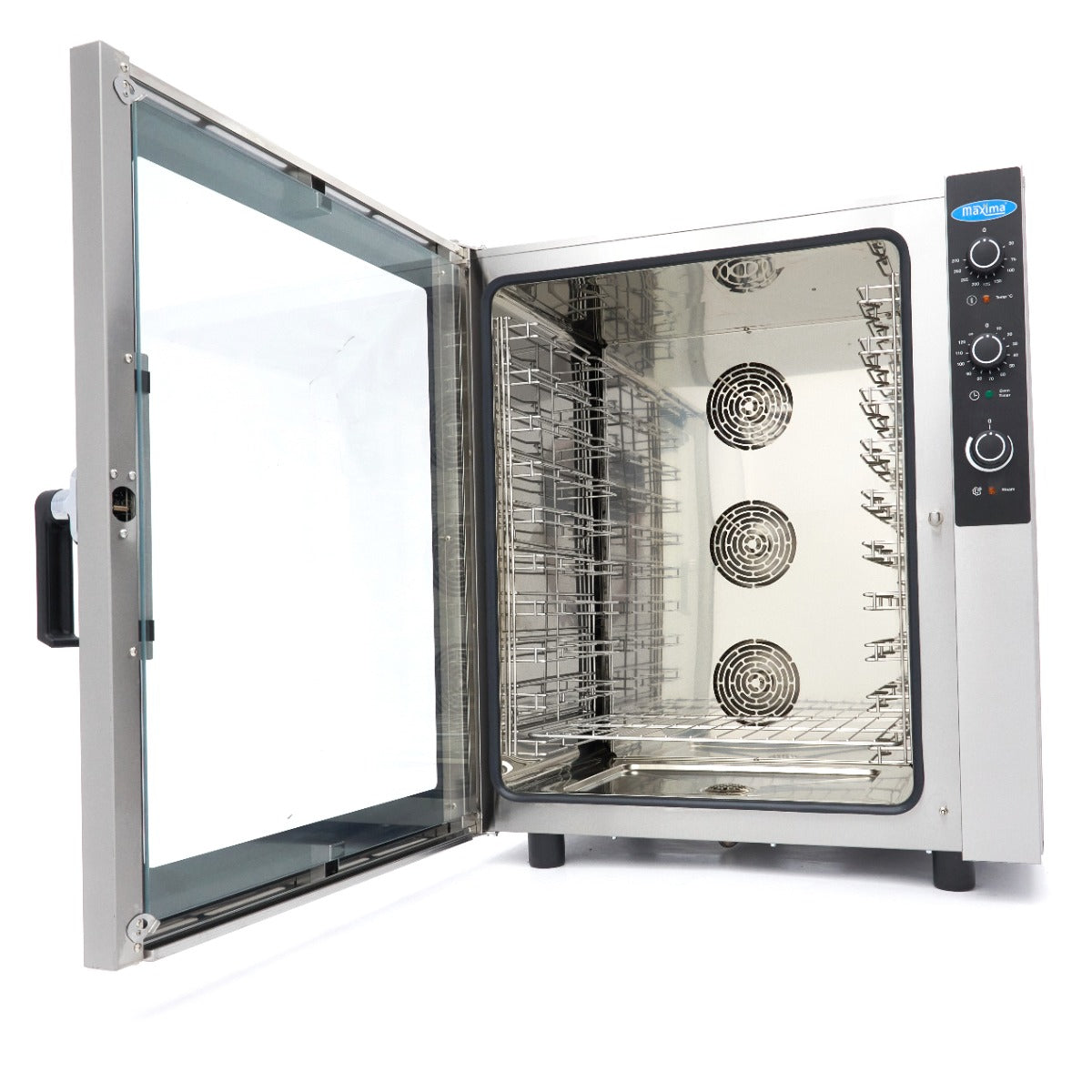Maxima Combi Steam Oven - Fits 10 Trays (1/1 GN / 60 x 40cm) - Analogue - 400V - 08500207