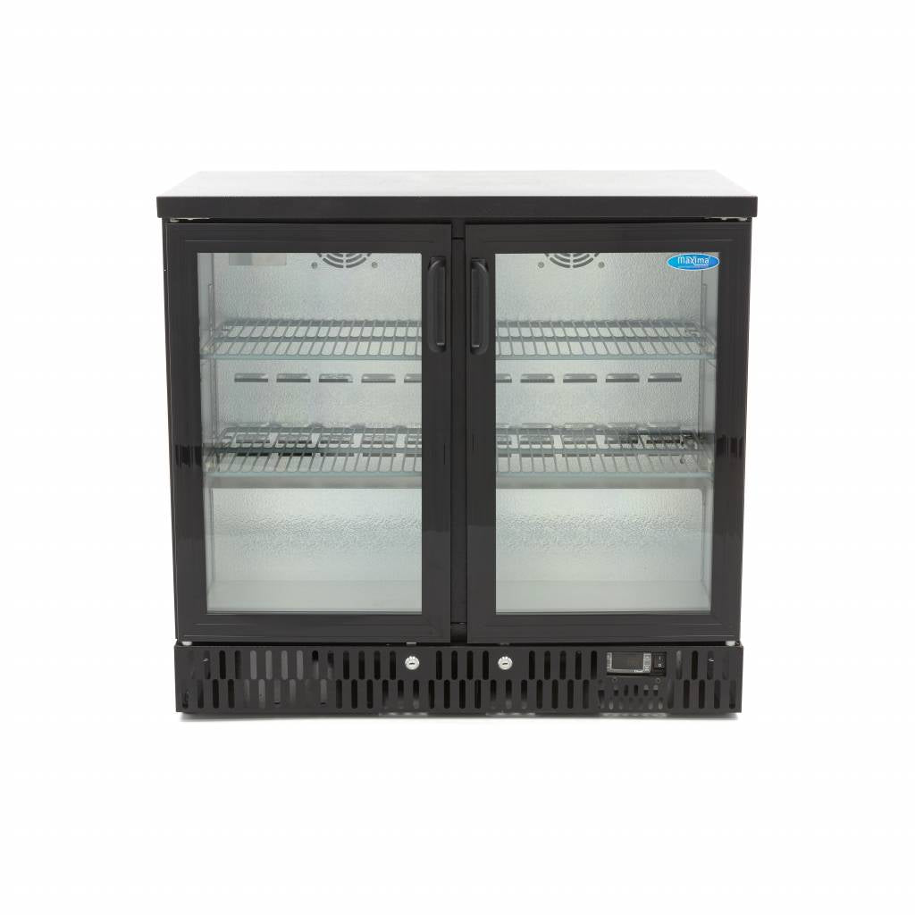 Maxima Drinks Fridge - 227L - 2 Hinged Doors - 4 Adjustable Shelves - 09400905
