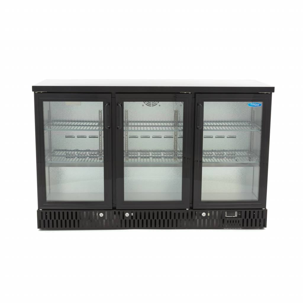 Maxima Drinks Fridge - 341L - 3 Hinged Doors - 6 Adjustable Shelves - 09400910