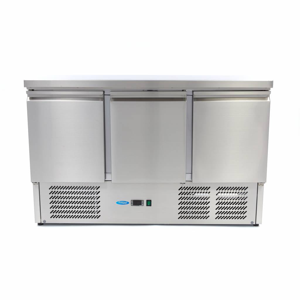 Maxima Counter Fridge - 400L - 137cm - 3 Doors - 09400435