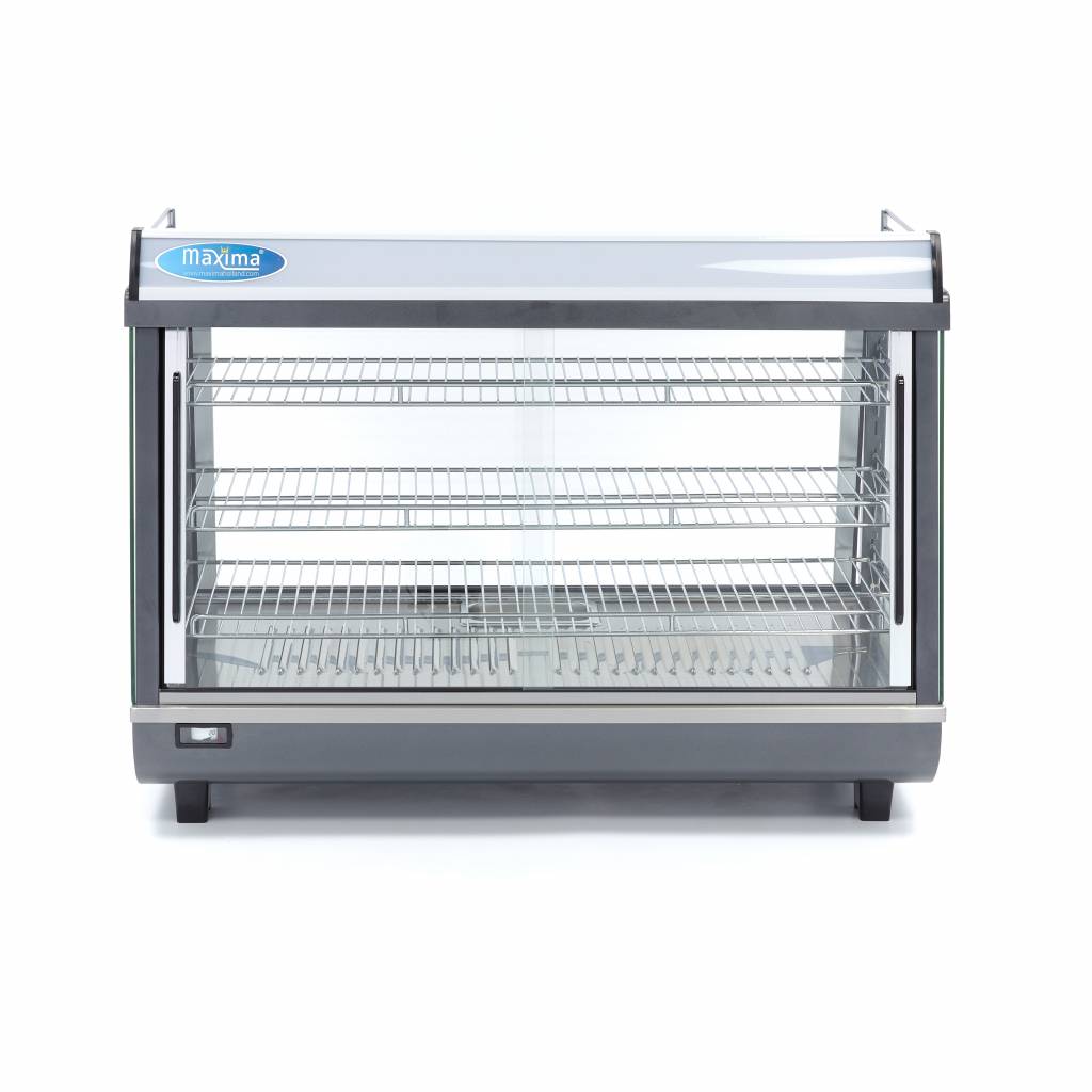 Maxima Heated Food Display - 136L - 91,5cm - 3 Shelves - 09400790