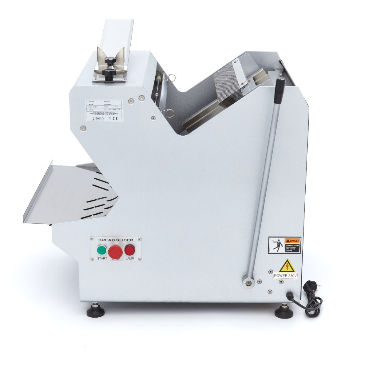 Broodsnijmachine – Elektrisch – 12 mm - MAXIMA