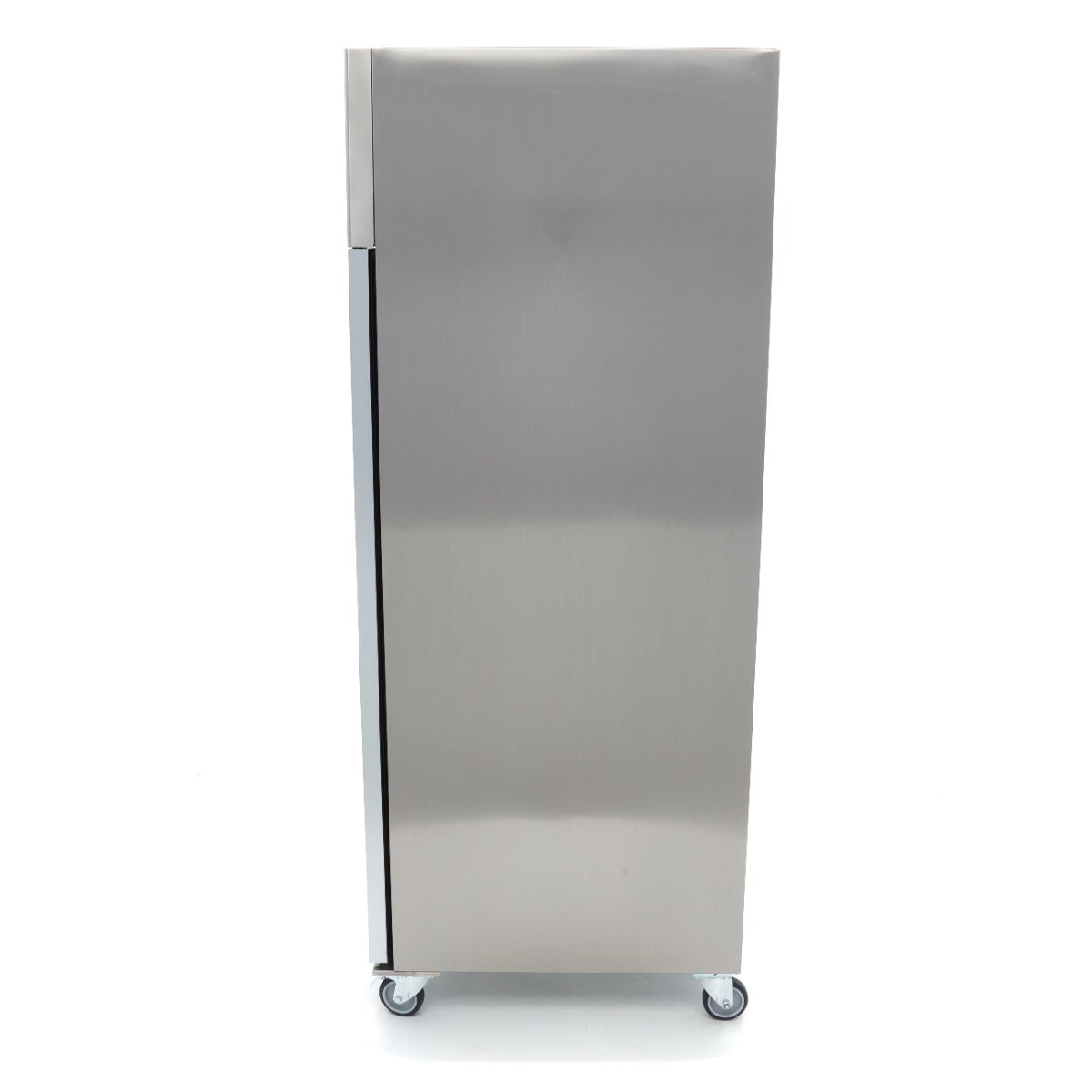 Maxima Freezer - 600L - 3 Adjustable Shelves (2/1GN) - Stainless Steel - with Glass Door - 09400006