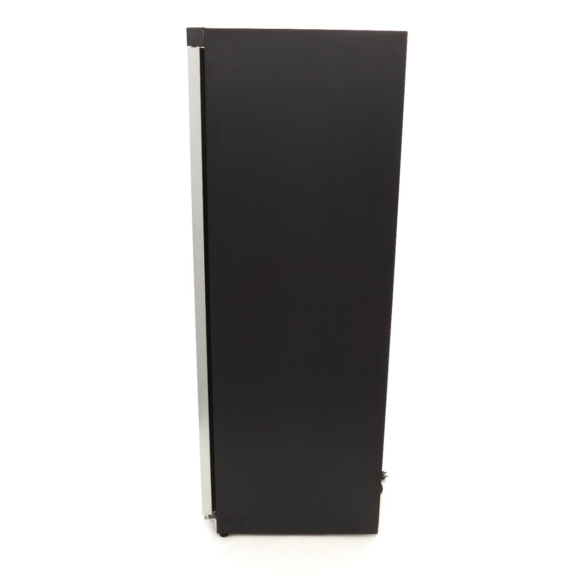 Maxima Freezer - 600L - Black - with Glass Door - 6 Shelves - Lockable - 09405033