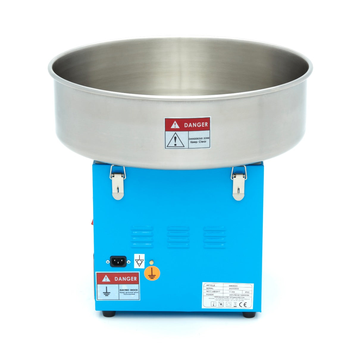 Maxima Zuckerwattemaschine – Ø 52cm - Blau - 09506001