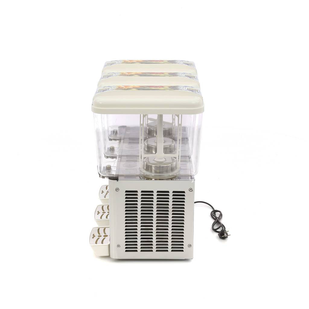 Drankdispenser - 3x 18 L - Elektrisch - incl. Roersysteem - MAXIMA