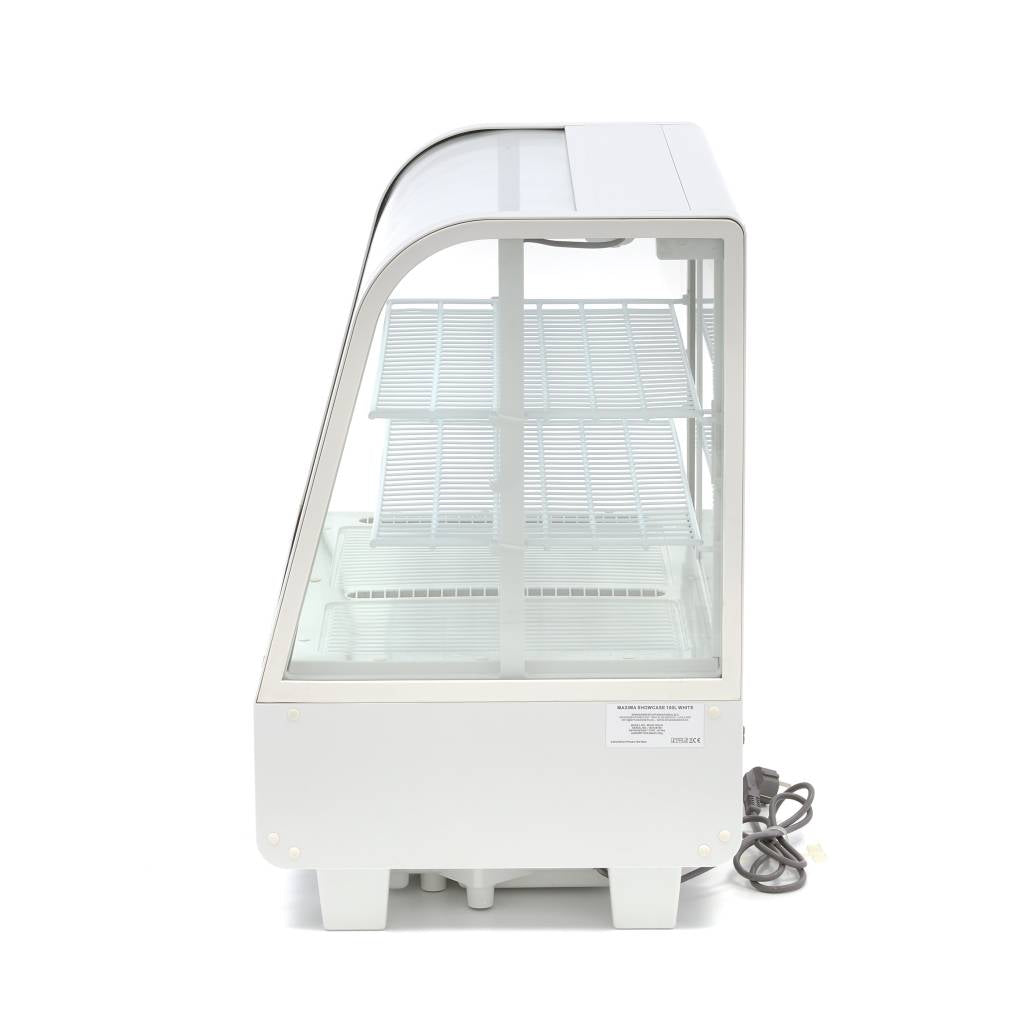 Maxima Display Fridge - 100L - 68cm - White - 09400836