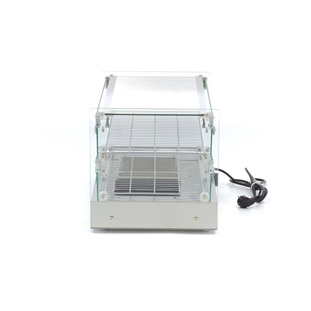 Maxima Heated Food Display - 50L - 55cm - 2 Shelves - 09400780