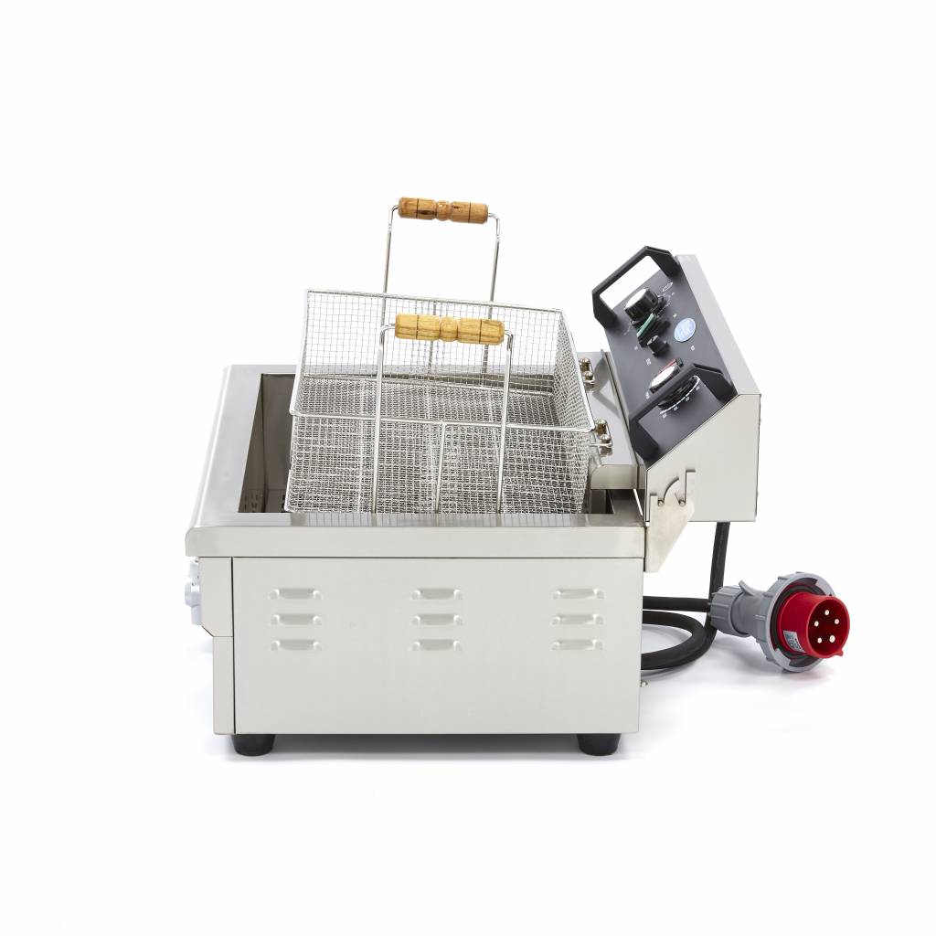 Maxima Deep Fryer - 20L - 1 Basket - with Drain Tap - 09365020