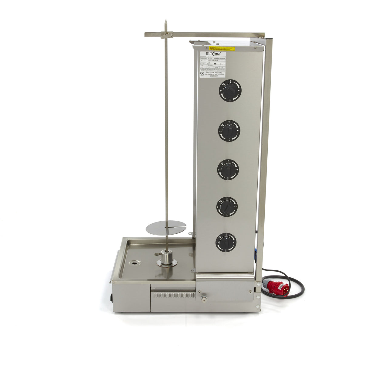 Maxima Kebab Grill - 5 Burners - 100kg Meat - Electric - 09370255