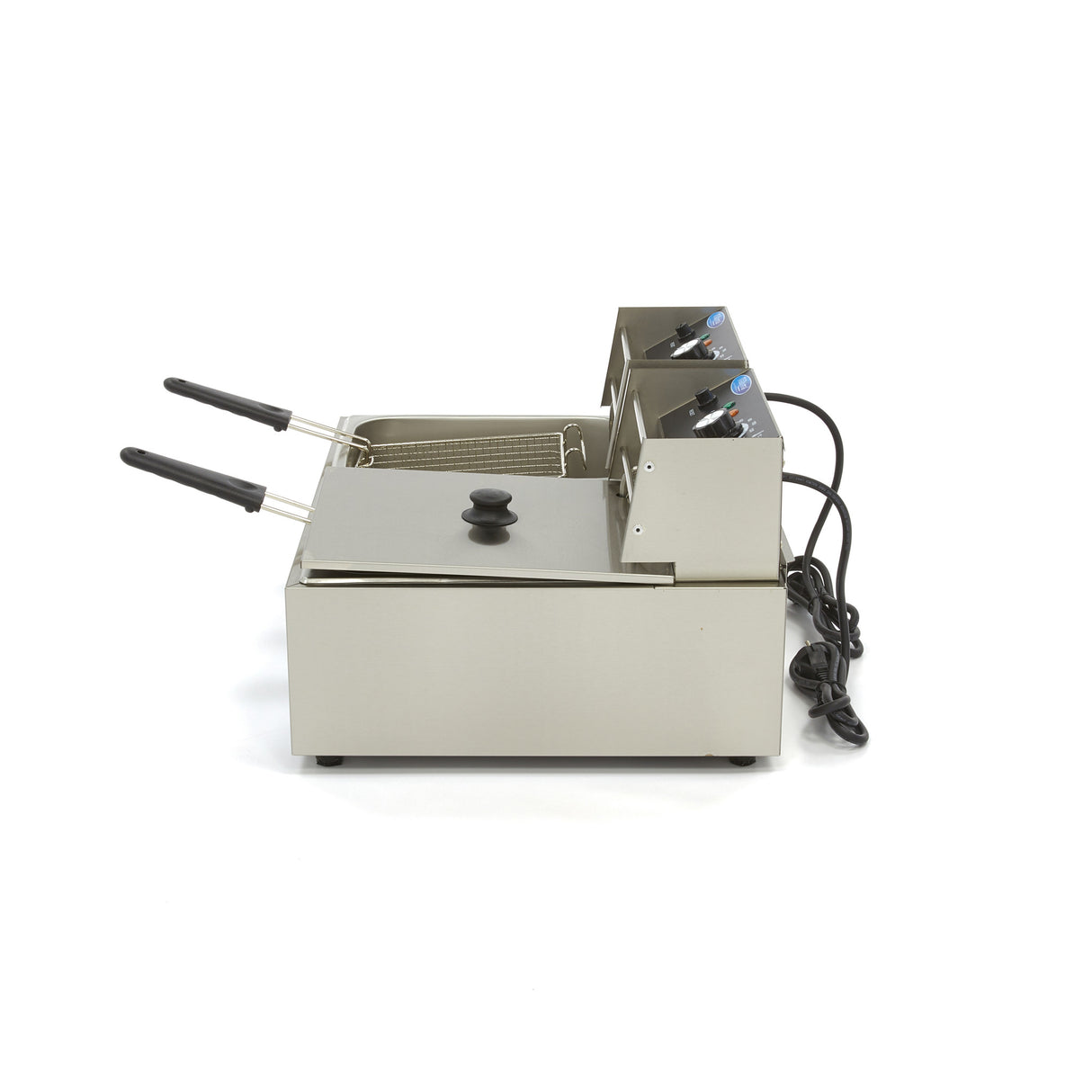 Maxima Deep Fryer - 2 x 6L - 2 Baskets - up to 2,4kg of Fries - 09364951