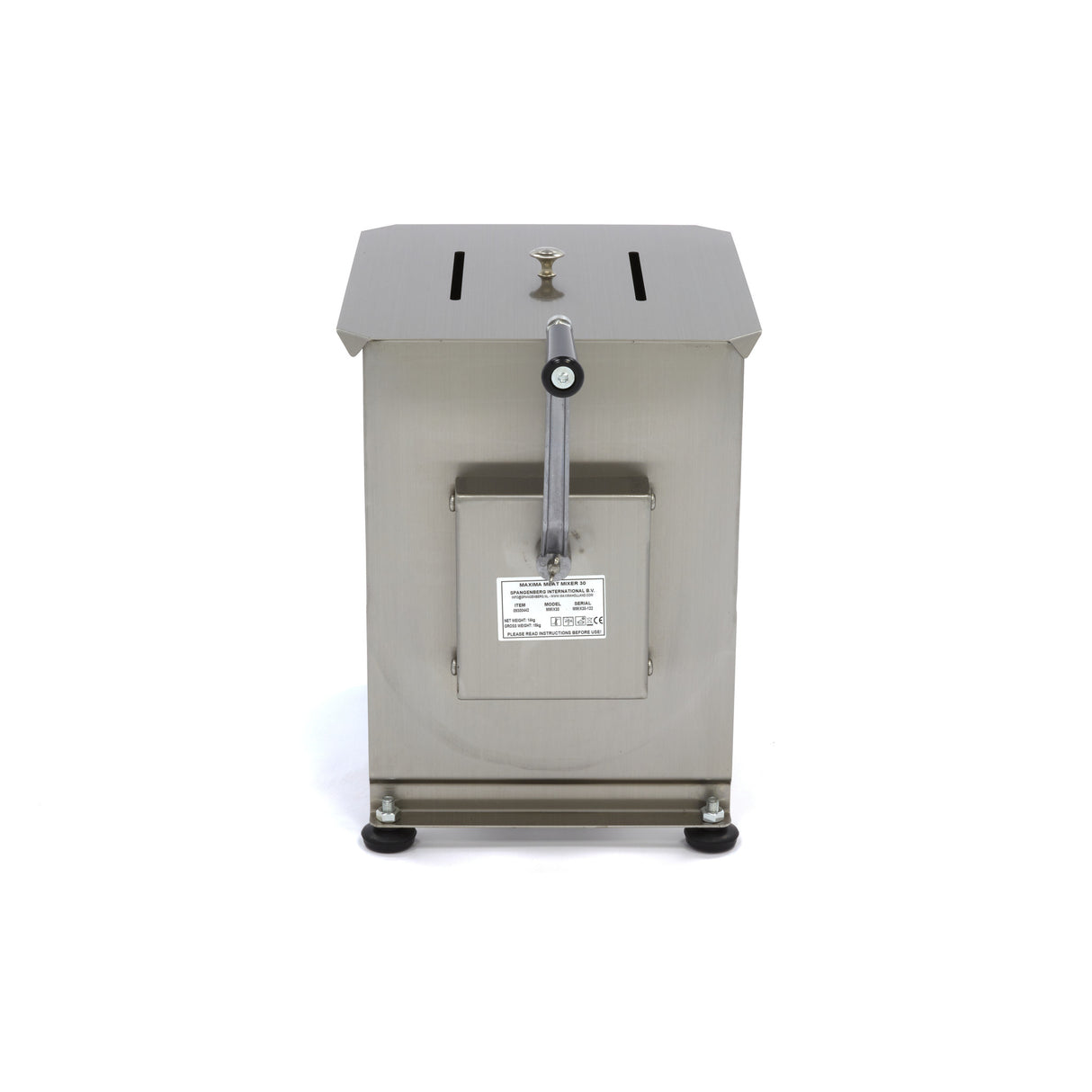 Maxima Meat Mixer - 30L - 25kg Meat - Single Axle - Manual - 09300442