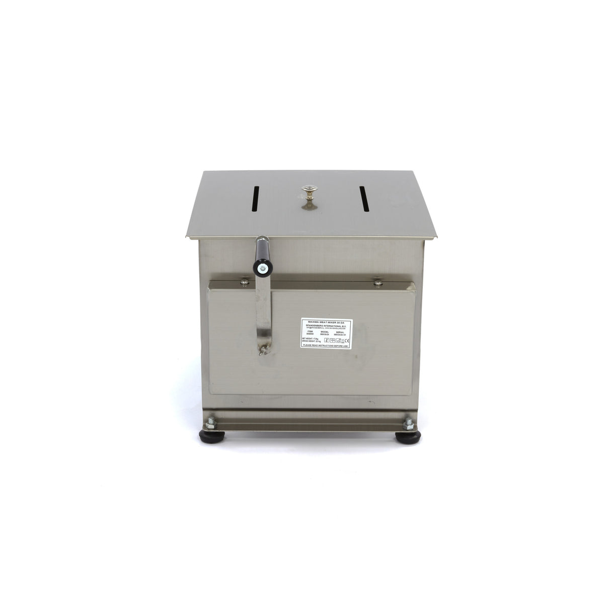 Maxima Meat Mixer - 30L - 25kg Meat - Double Axle - Manual - 09368000