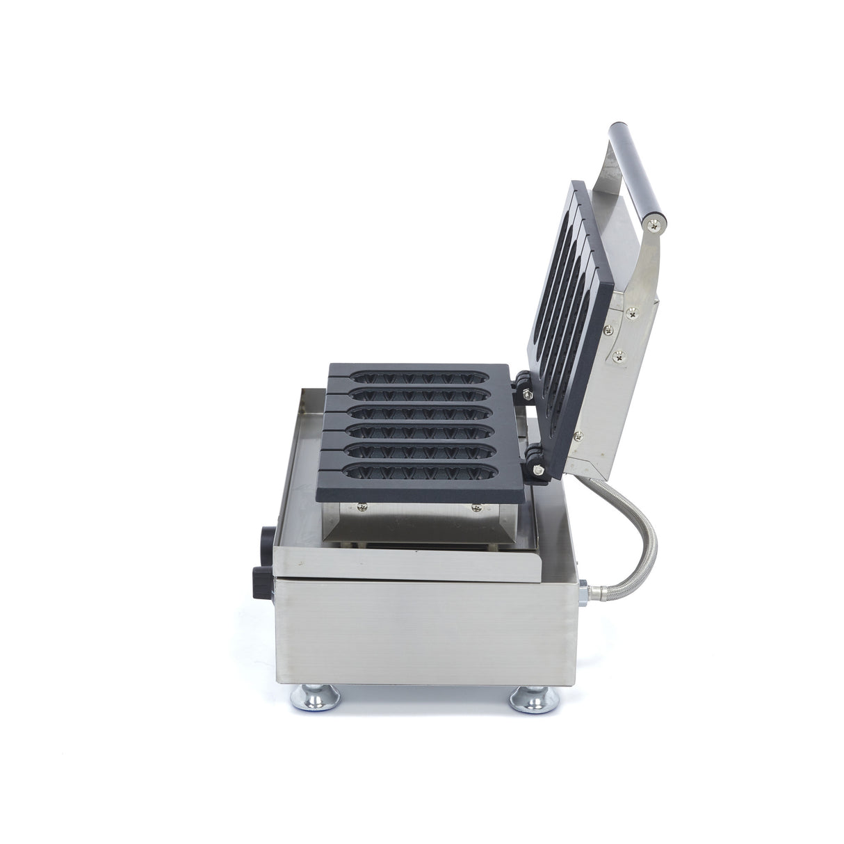 Wafelijzer - 6 Stuks - Corndog - Geribbeld - MAXIMA