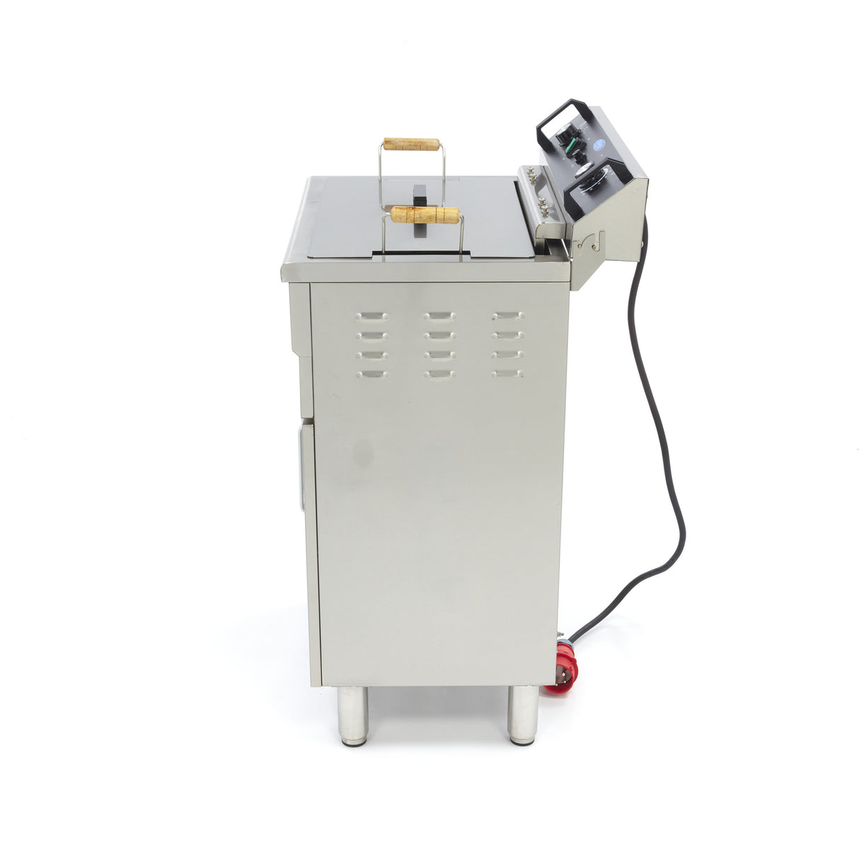 Frituurpan - 30 L - 1 Mand - met Tapkraan en Opbergruimte - MAXIMA