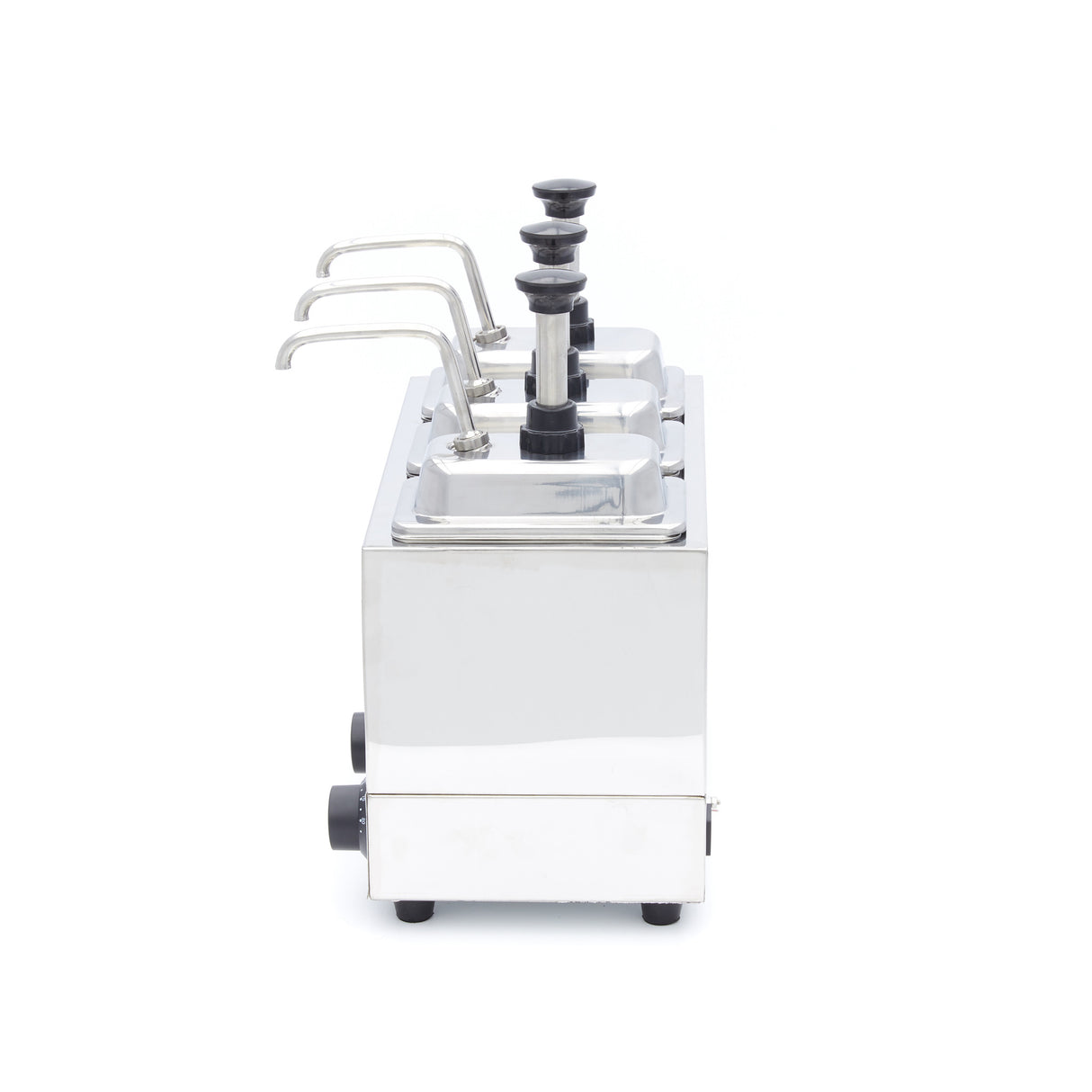 Maxima Heated Sauce Dispenser - 3 x 1.2L - with Pumps - 09374102