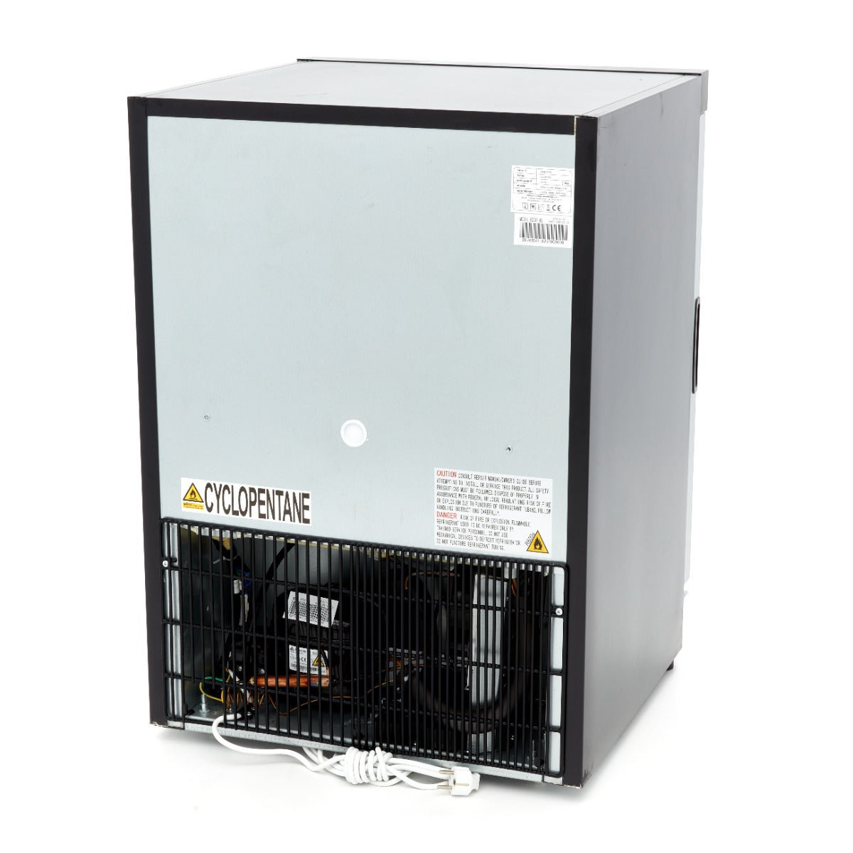 Maxima Fridge - 200L - Black - with Glass Door - 09405008