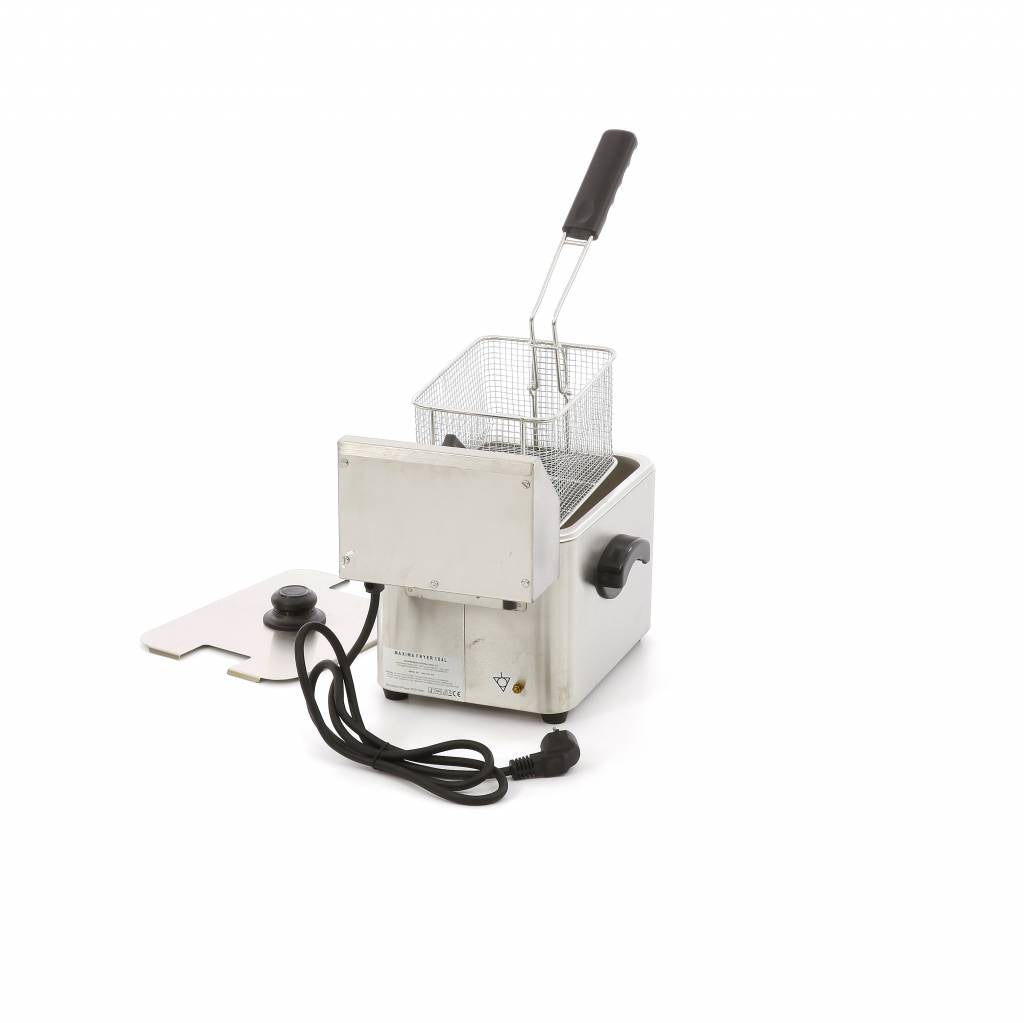 Maxima Deep Fryer - 4L - 1 Basket - up to 1kg of Fries - 09300410