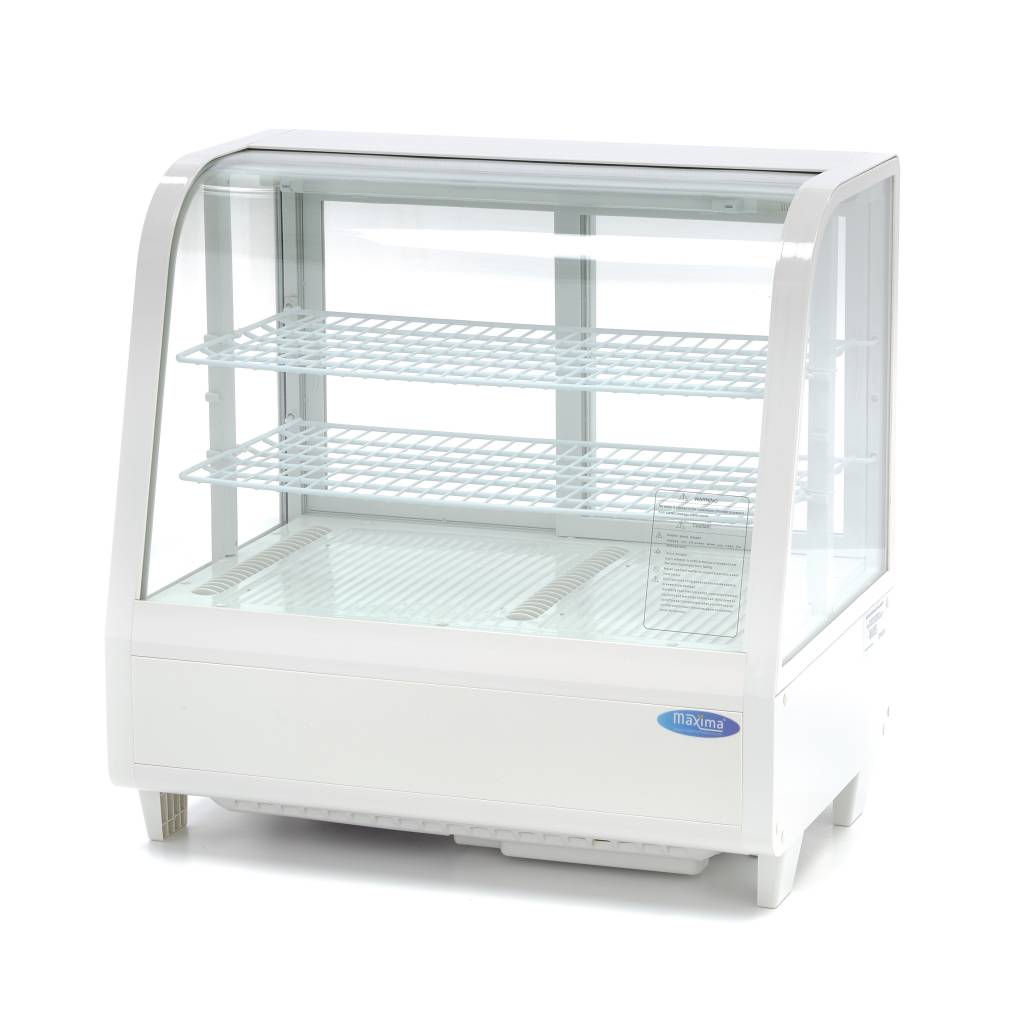Maxima Display Fridge - 100L - 68cm - White - 09400836