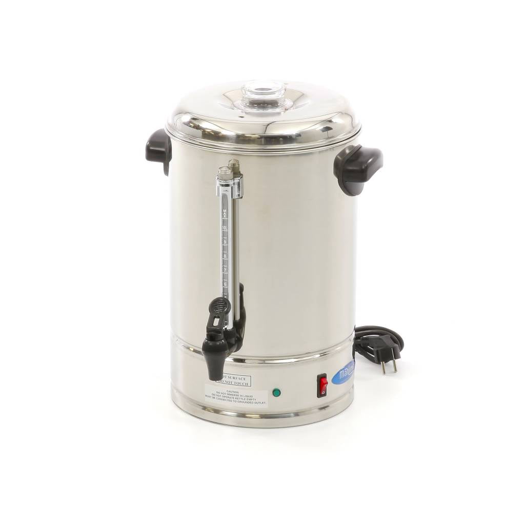 Maxima Coffee Percolator - 10L - 80 Cups - Removable Coffee Filter - 09300598