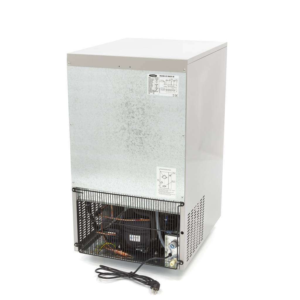 Maxima Ice Machine - 80kg/day - Bullet Cubes - Air Cooled - 09300132