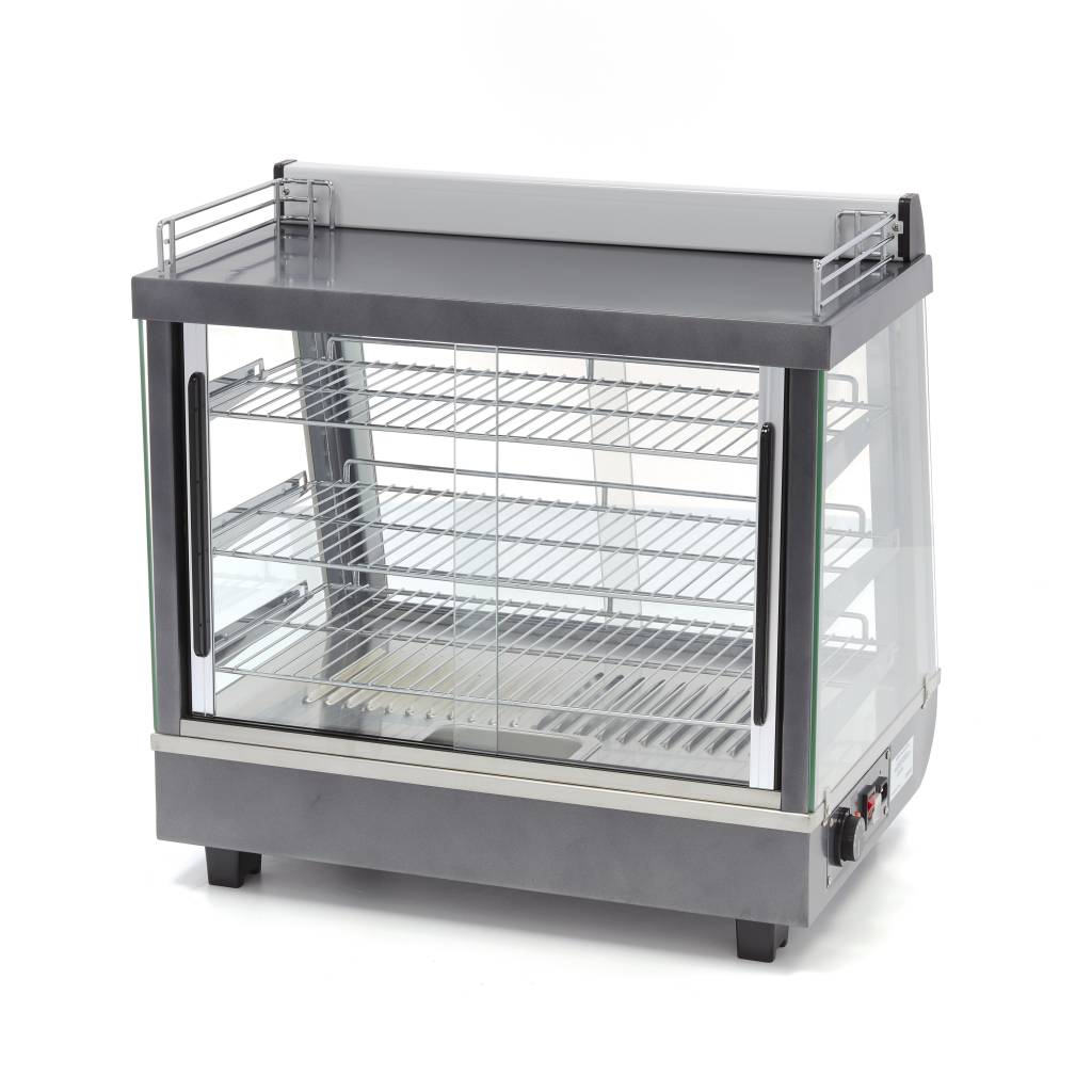 Maxima Heated Food Display - 96L - 67,5cm - 3 Shelves - 09400785