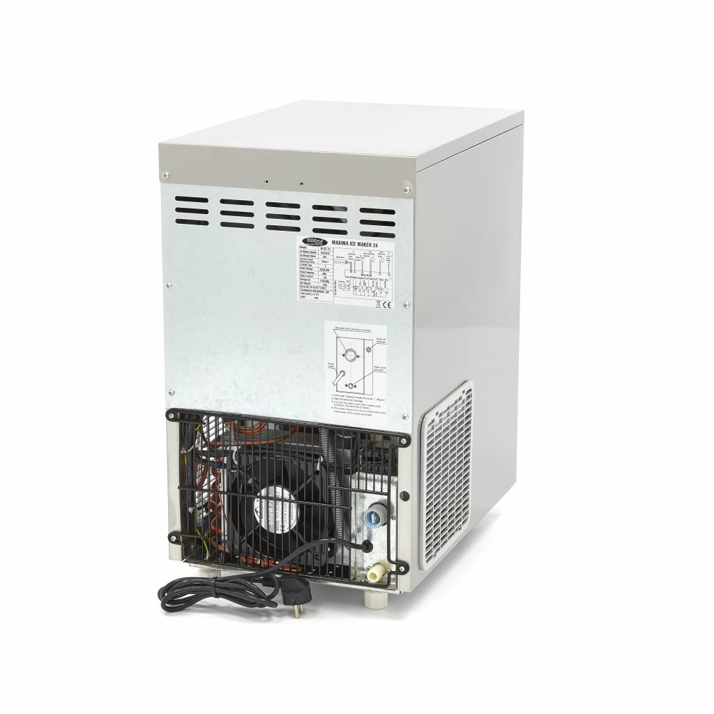 Ijsblokjesmachine - 24 Kg/Dag - Holle Ijsblokjes - Luchtgekoeld - MAXIMA