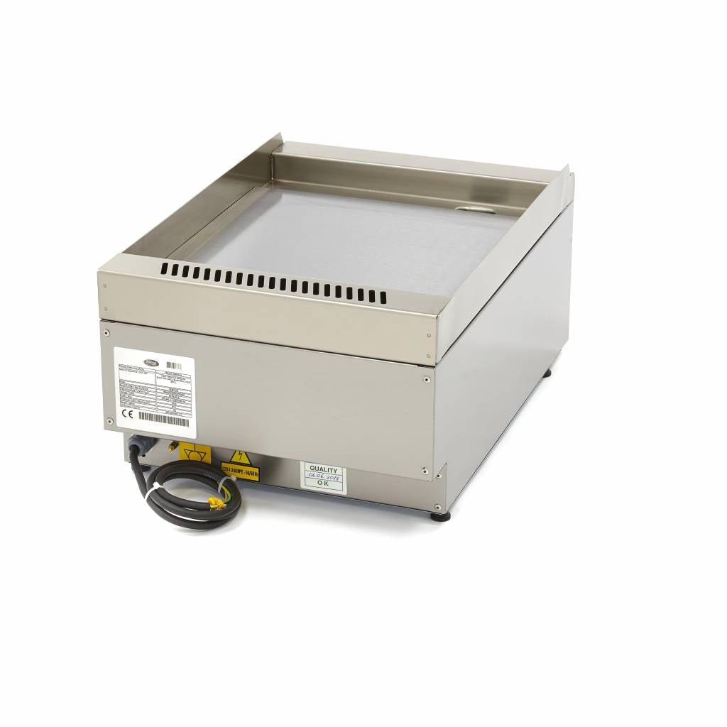 Horeca Grillplaat - Glad - Enkel - 60 cm Diep - Elektrisch - MAXIMA