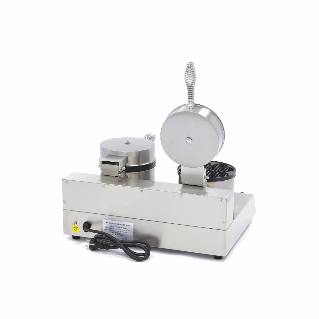 Wafelijzer - 8 Stuks - Hartjes Wafel - MAXIMA