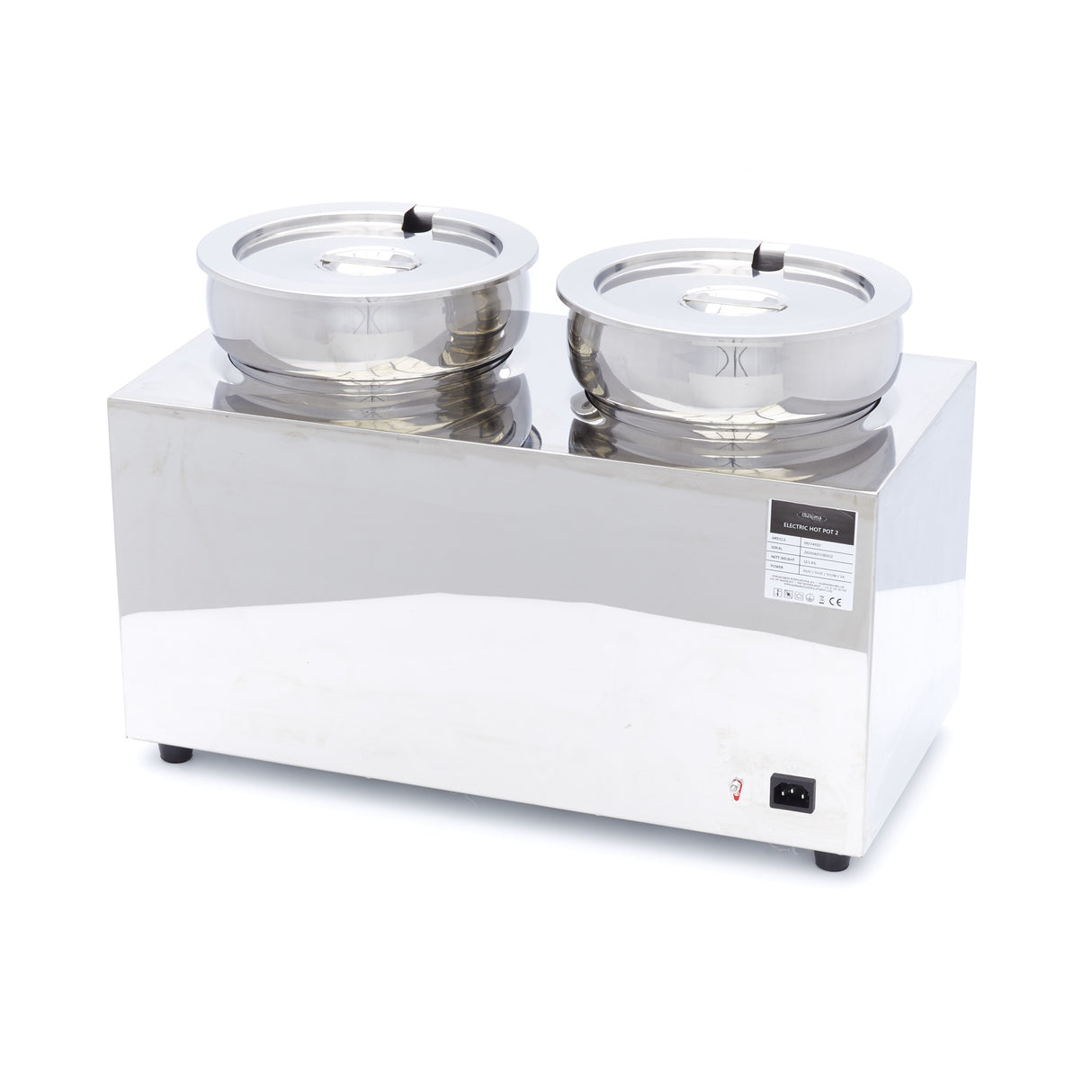 Maxima Hot Pot - 2 Pans - 2 x 5L - 09374022