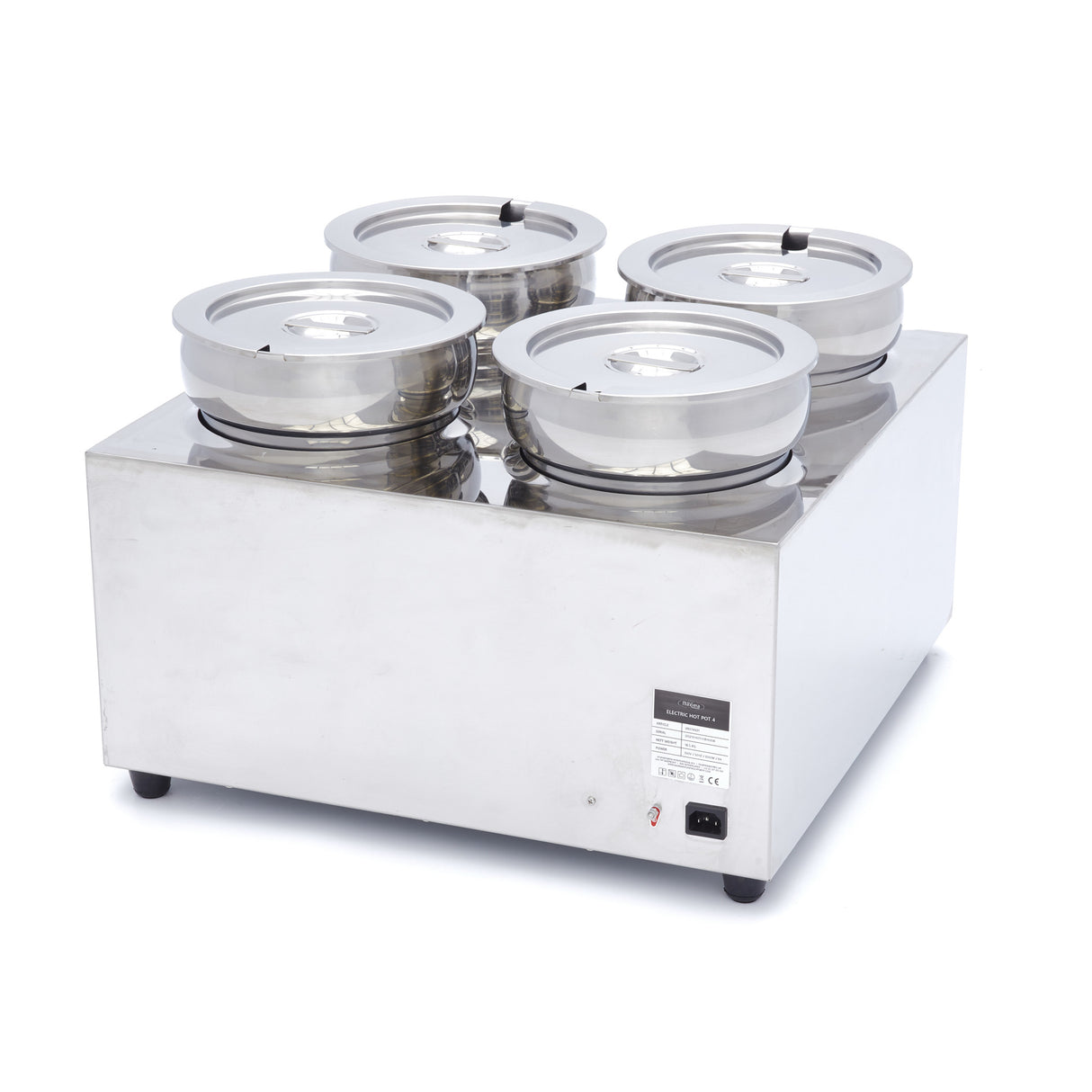 Maxima Hot Pot - 4 Pans - 4 x 5L - 09374021