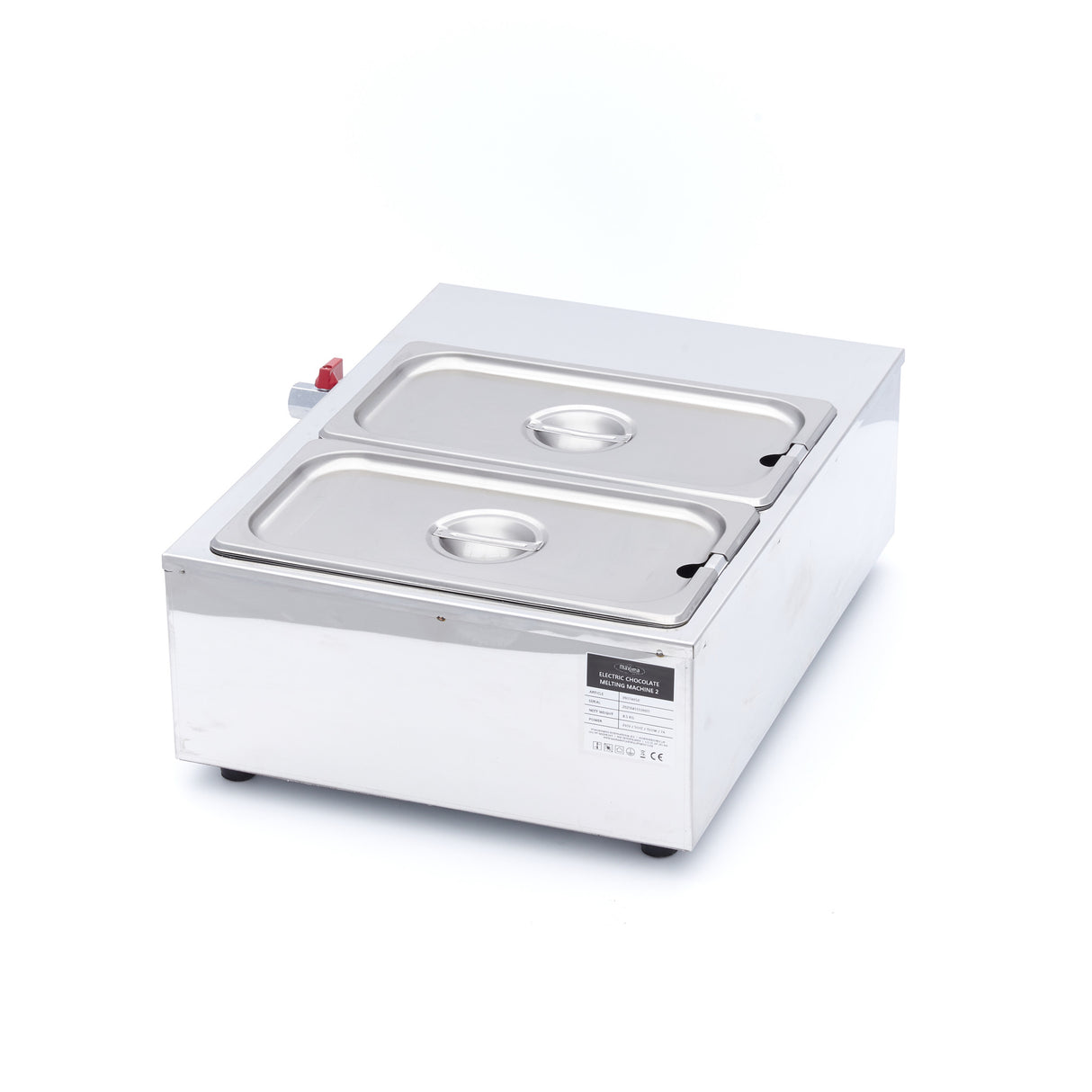 Chocoladesmelter - 2 x 1/3 GN 10 cm - MAXIMA