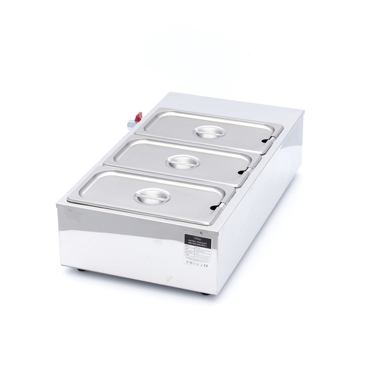 Chocoladesmelter - 3 x 1/3 GN 10 cm - MAXIMA