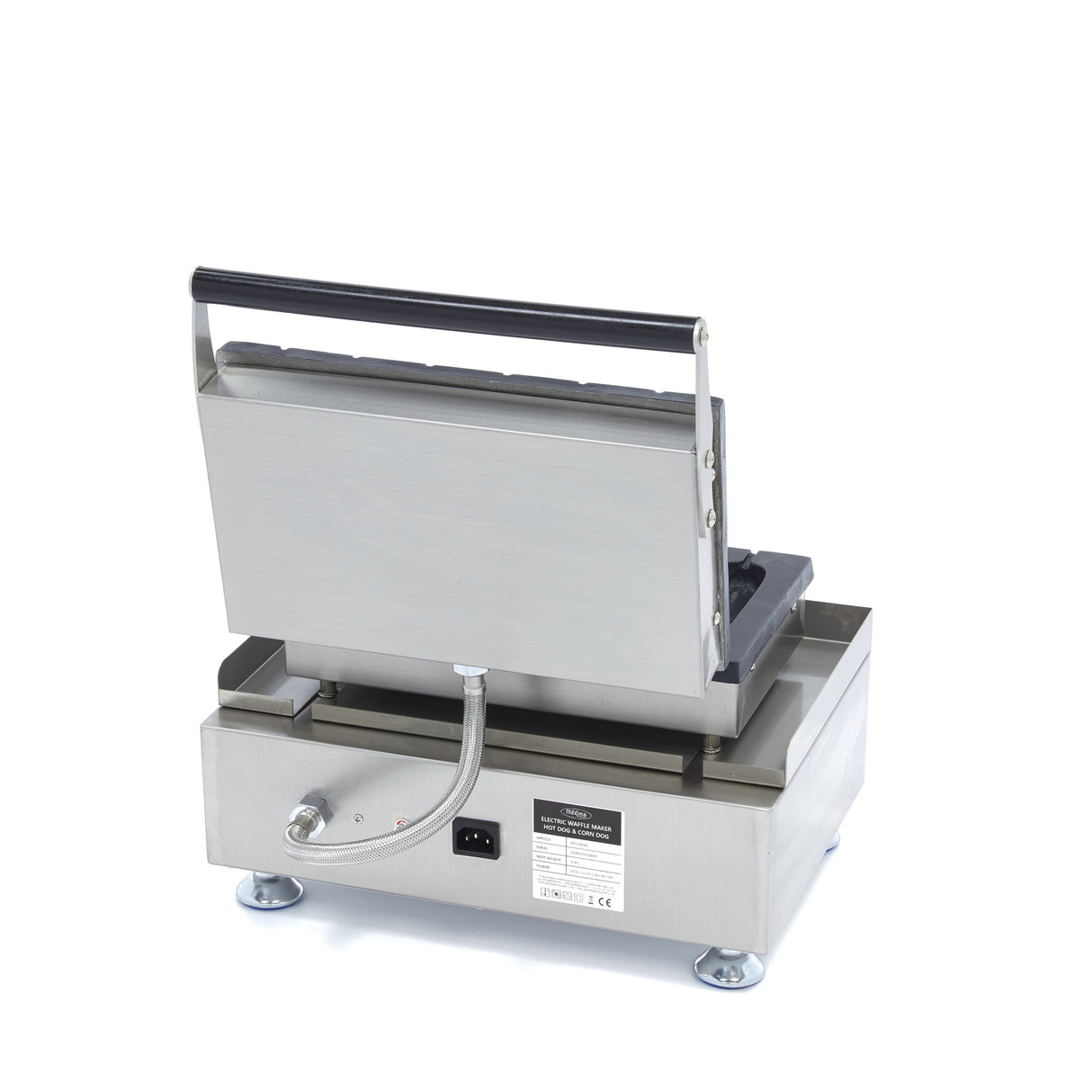 Wafelijzer - 6 Stuks - Corndog - 2 Motieven - MAXIMA