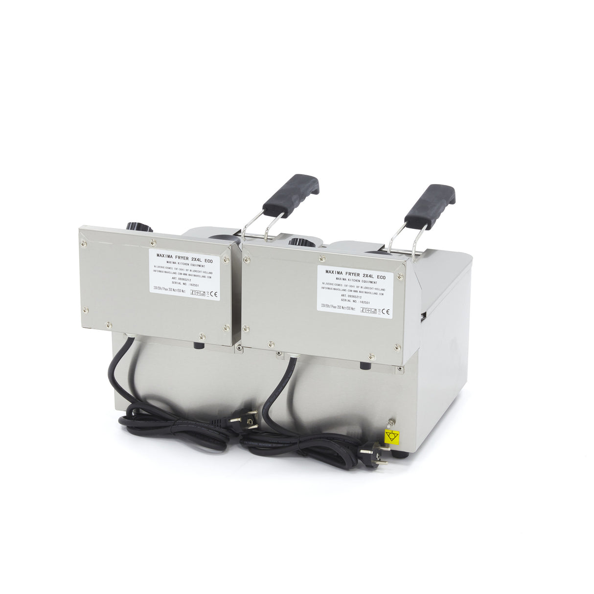 Maxima Deep Fryer - 2 x 4L - 2 Baskets - up to 1,5kg of Fries - 09365212