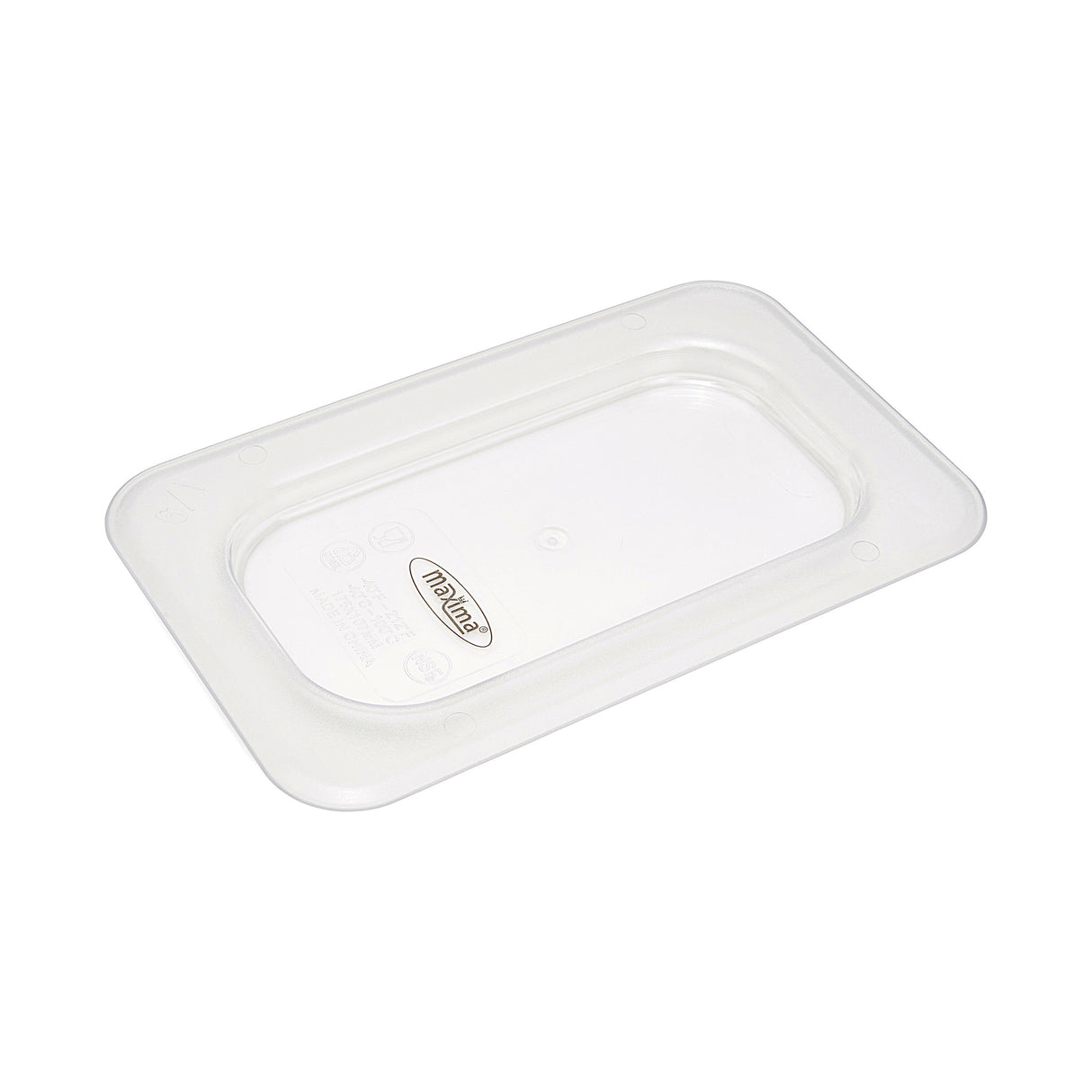 Maxima Gastronorm Lid - 1/9 GN - Polycarbonate - 09367935