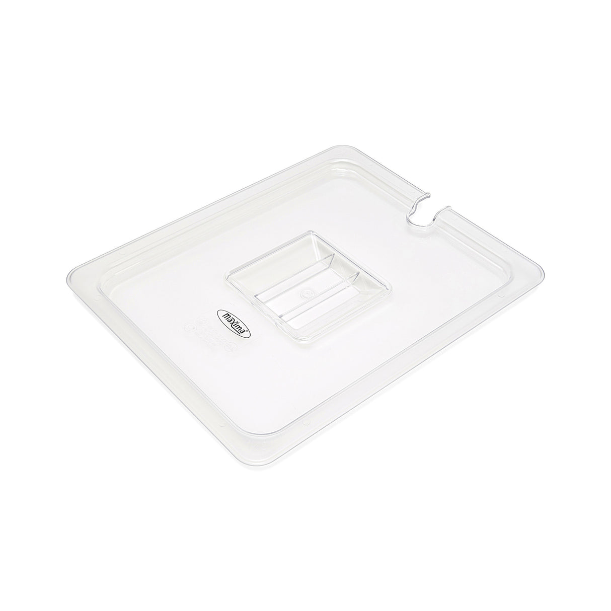 Maxima Gastronorm Lid - 1/2 GN - Polycarbonate - with Recess - 09367937