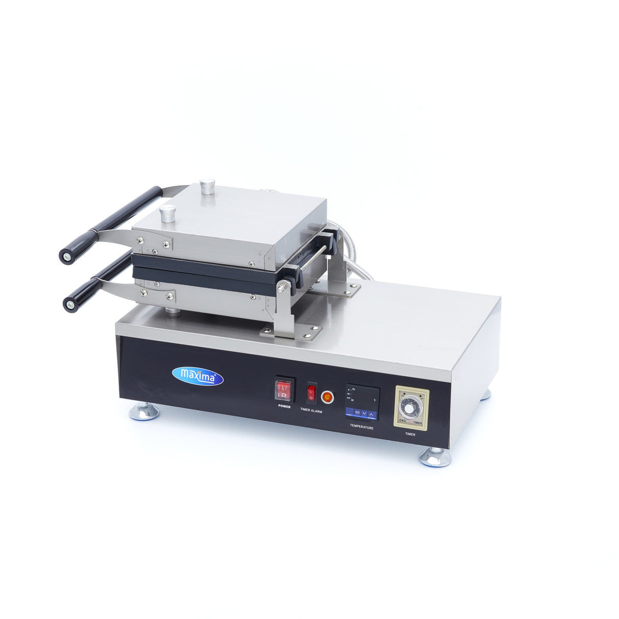 Wafelijzer - 2 Stuks - Brusselse Wafel - Draaibaar - Digitaal - MAXIMA