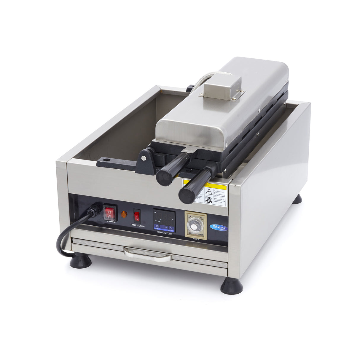 Wafelijzer - 5 Stuks - Taiyaki / Visvorm - Draaibaar - Digitaal - MAXIMA