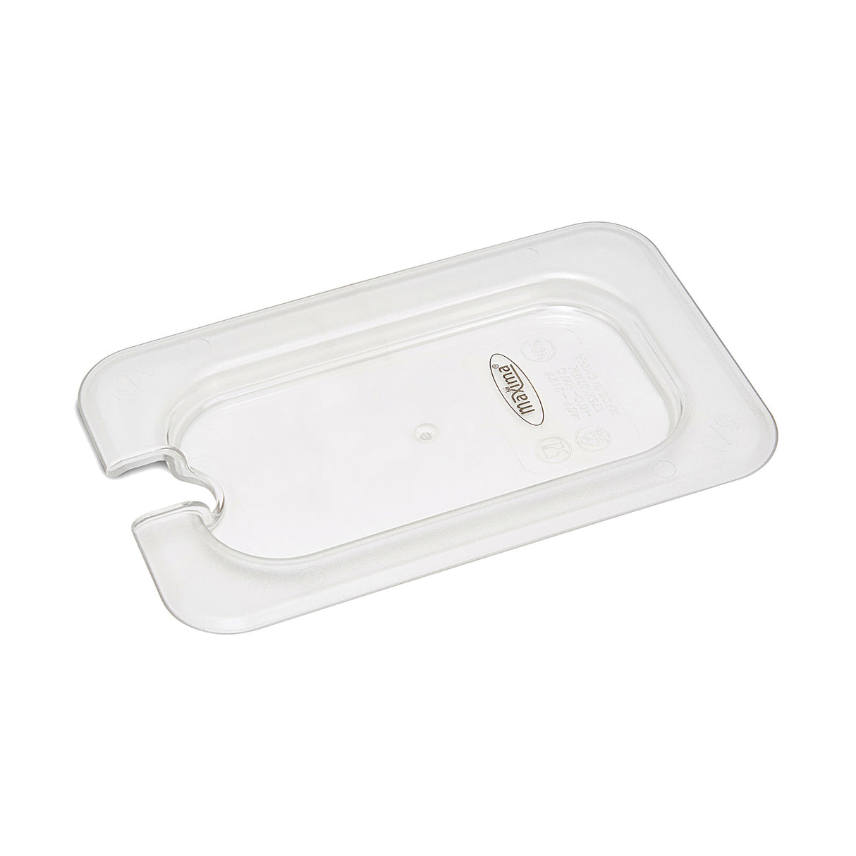 Maxima Gastronorm Lid - 1/9 GN - Polycarbonate - with Recess - 09367941