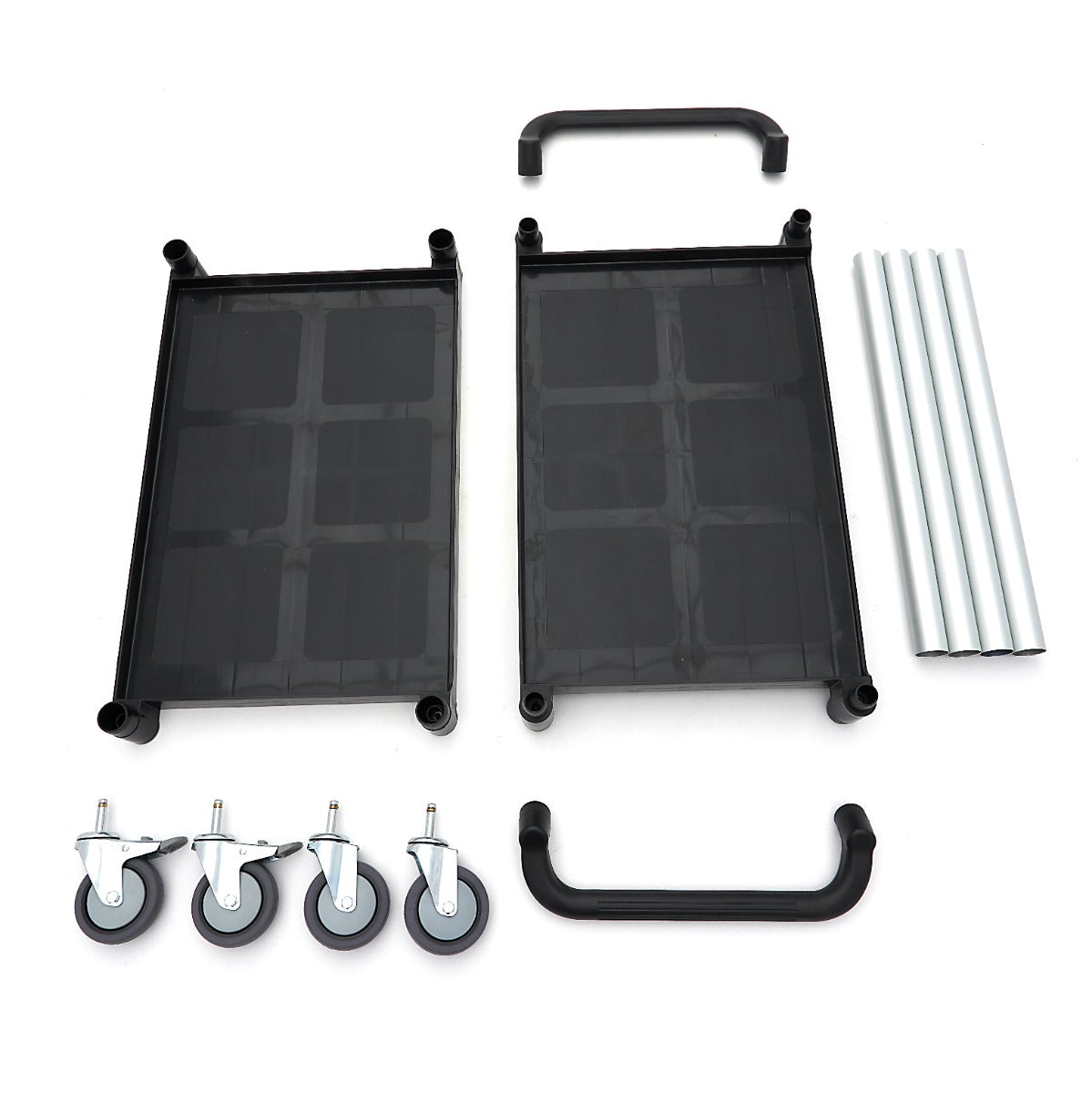 Maxima Serving Trolley – 2 Plastic Shelves – 86,5 x 42,5cm - 09507003