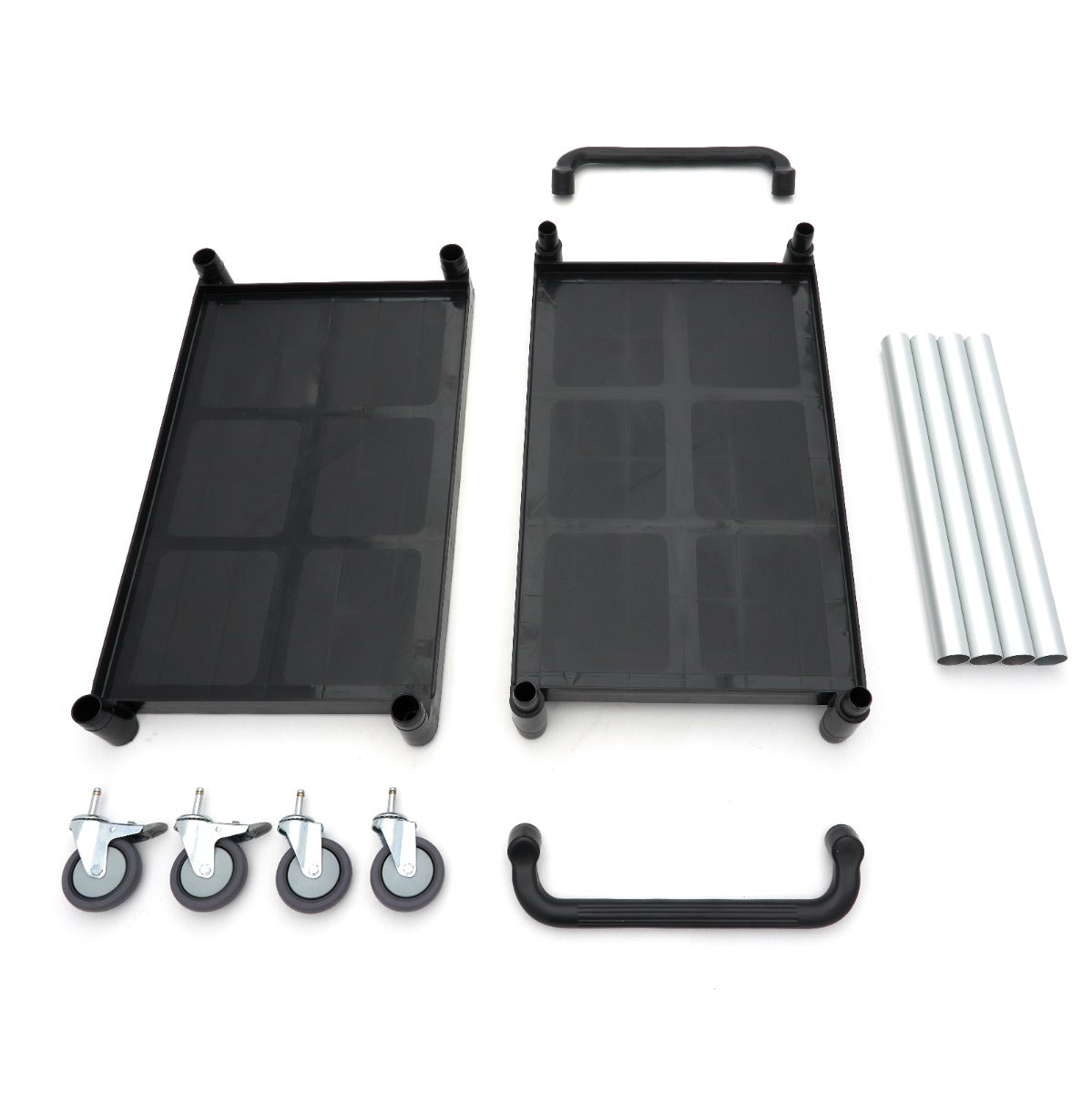 Maxima Serving Trolley – 2 Plastic Shelves – 103 x 50,5cm - 09507004