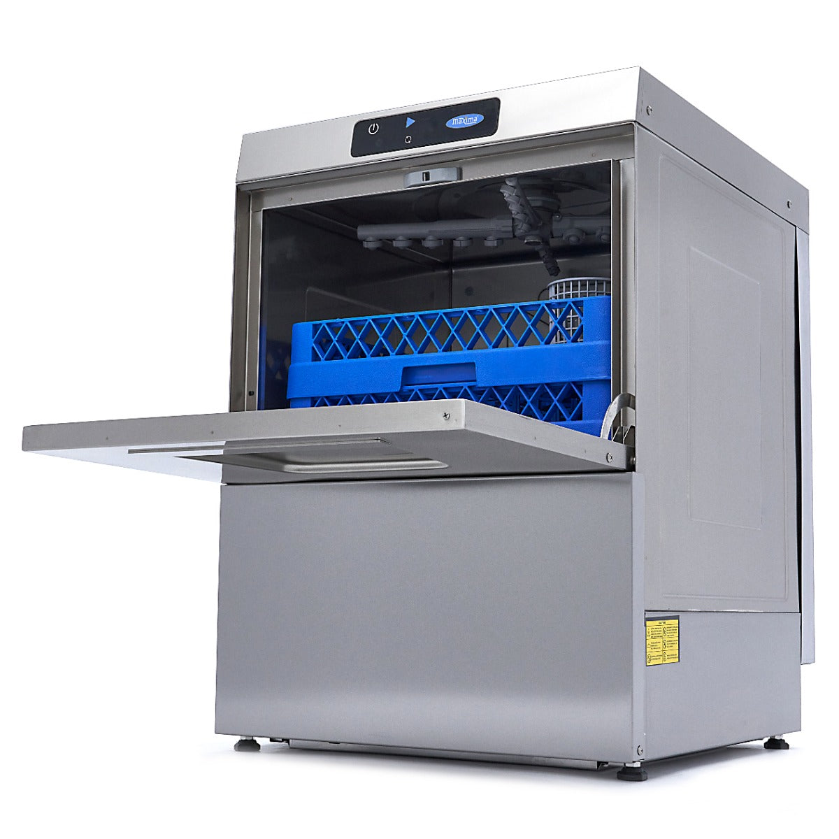 Maxima Undercounter Dishwasher - 50 x 50cm - with Rinse Aid Pump - Digital Display - 400V - 09211005