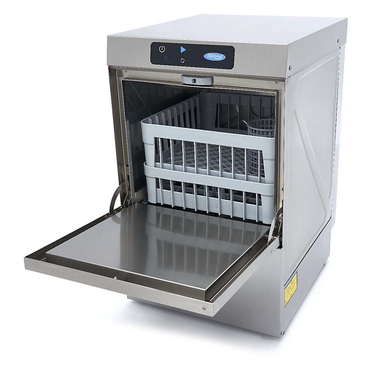 Maxima Undercounter Dishwasher - 40 x 40cm - with Drain, Rinse Aid and Soap Pump - Digital Display - 230V - 09211003