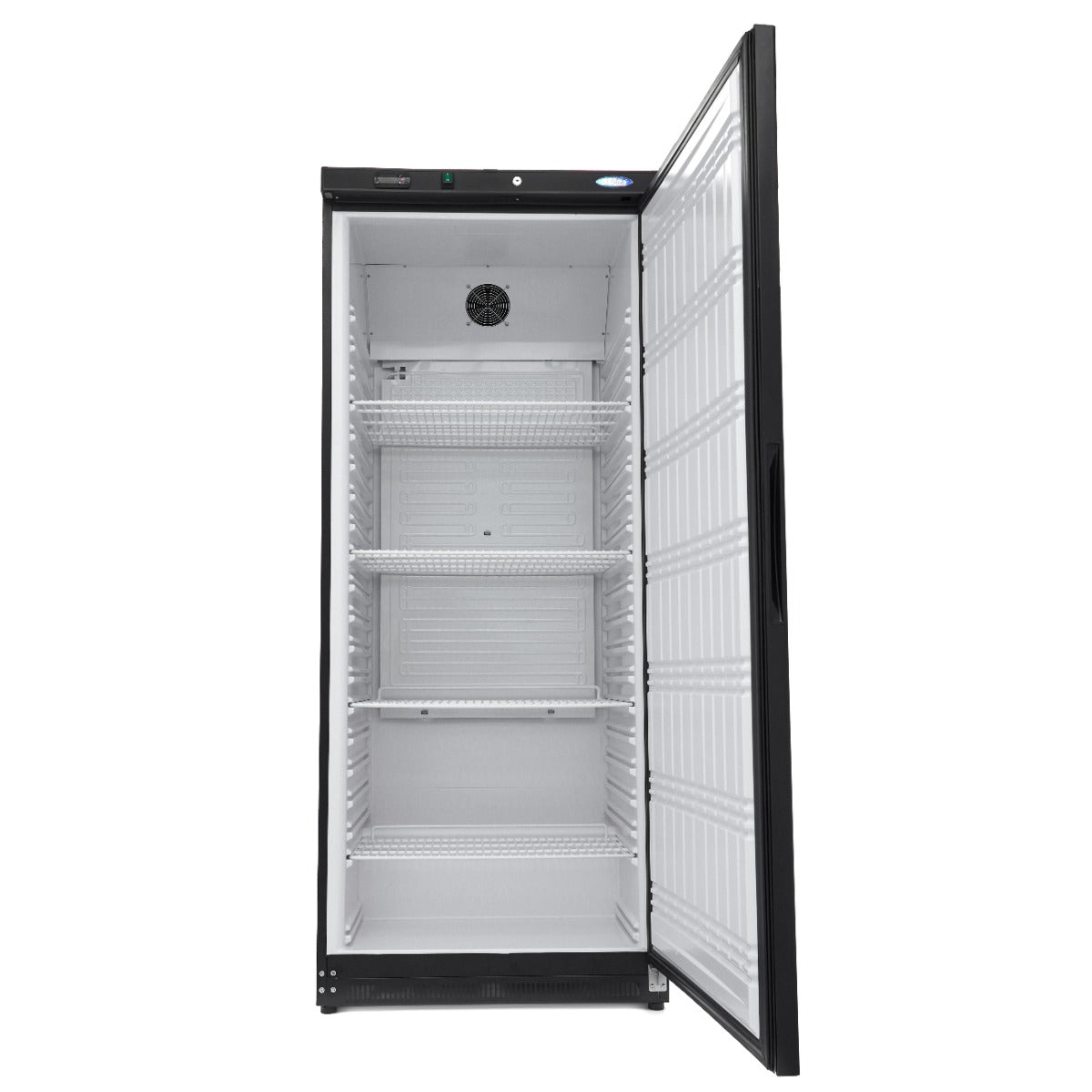 Maxima Fridge - 600L - 4 Adjustable Shelves - Black - 09405026