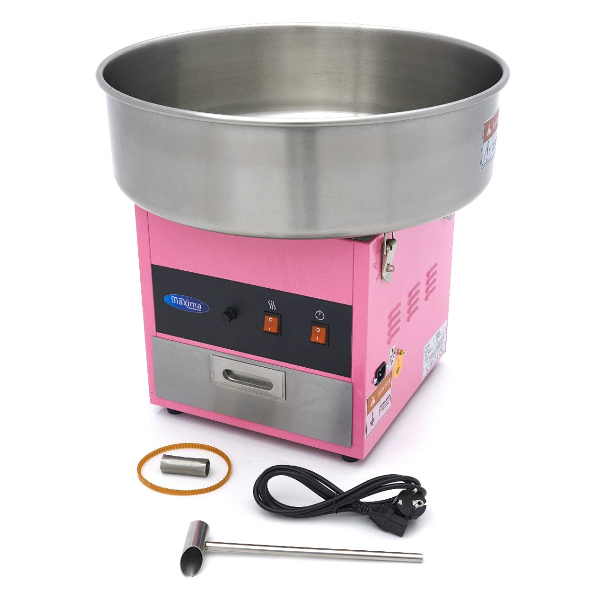 Suikerspinmachine – Ø 52 cm – Roze - MAXIMA