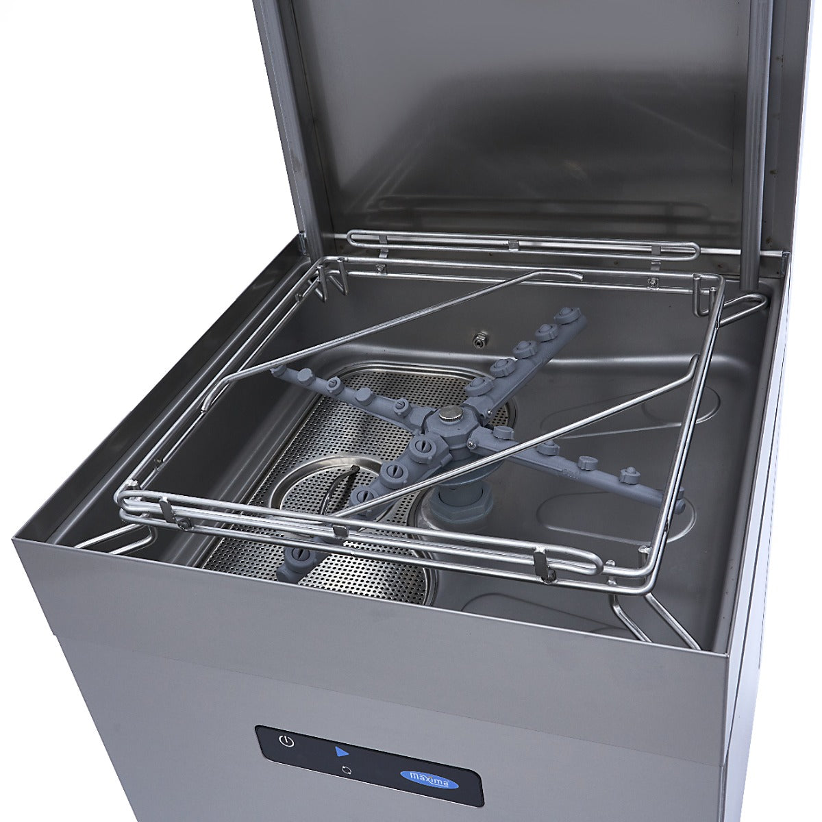 Maxima Pass Through Dishwasher - 50 x 50cm - With Rinse Aid and Soap Pumps - Digital Display - 400V - 09211008