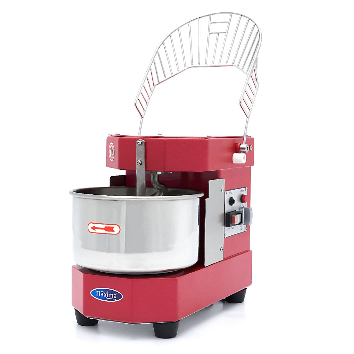Maxima Dough Mixer - 8L - 4,5kg Dough - Raspberry Red - 09361013